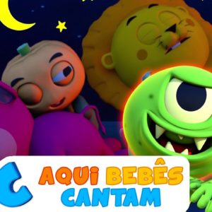 10 Animais Dormindo na Cama | Músicas Para Crianças @Aqui Bebês Cantam - Músicas para Crianças