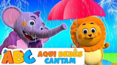 CHUVA CHUVA VÁ EMBORA | Vídeos Para Crianças @Aqui Bebês Cantam - Músicas para Crianças