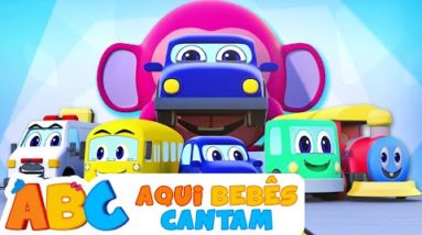 A MÚSICA DOS CARRINHOS E MAIS MÚSICAS DIVERTIDAS! @Aqui Bebês Cantam - Músicas para Crianças