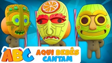 Candy Song | Canção doce | Rimas animadas em 3D | Rimas infantis e muito mais - Aqui Bebês Cantam