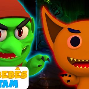 BOO! BOO! Quem é este quem? Canções de HALLOWEEN em 3D e Rimas Infantis para crianças