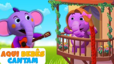 Kent the Elephant | Fruit Names in Portuguese with Rapunzel | Vídeos Educacionais | ABC Brasil