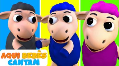 Baa Baa, Ovelha Negra, Tem Alguma lã? | Clássico Infantil @Aqui Bebês Cantam - Músicas para Crianças