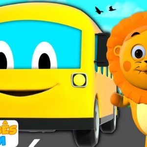 Rodas do ônibus | Wheels On The Bus | Músicas para crianças de Aqui Bebes Cantam