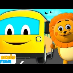 Rodas do ônibus | Wheels On The Bus | Músicas para crianças de Aqui Bebes Cantam