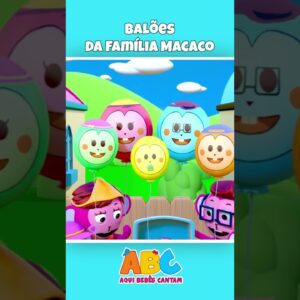 Canção da família do dedo🎈| Finger Family | Músicas para crianças #shorts #músicainfantil #abcbrasil